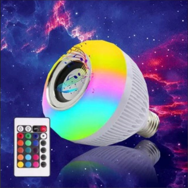 LED MUSIC LIGHT BULB WITH BLUETOOTH SPEAKER