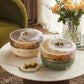 Double Layer Transparent Nuts And Snacks Tray