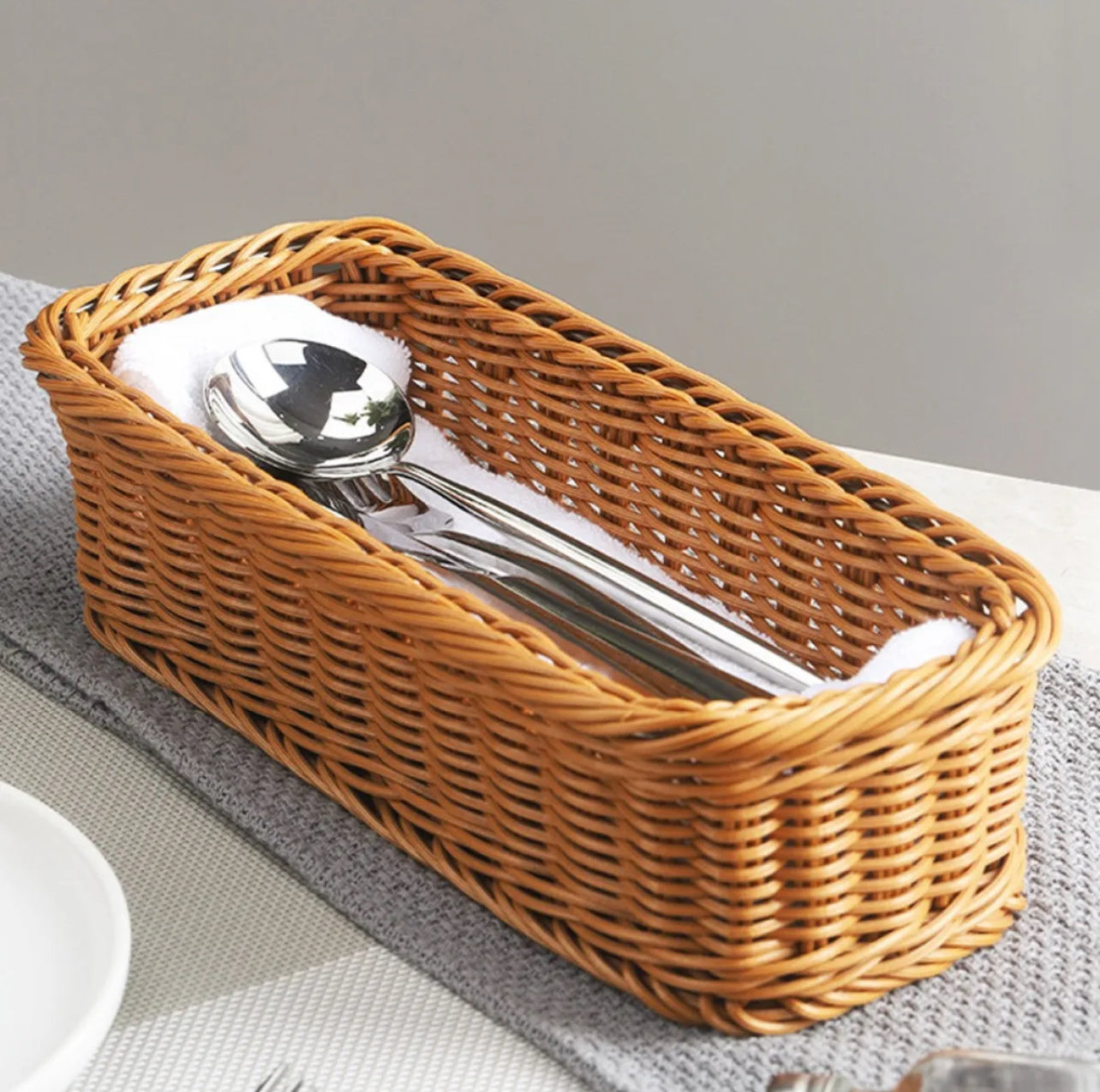 Ratan Cutlery Holder