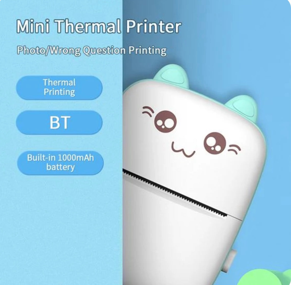 Mini Pocket Printer for Students - Bluetooth connectivity ✅