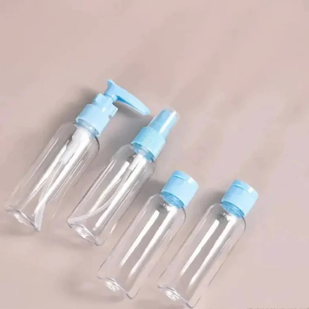 Pack of 4 Portable Travel Size Refillable Bottle