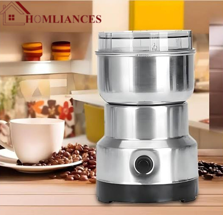 Silver Stainless Steel Electric Grinder