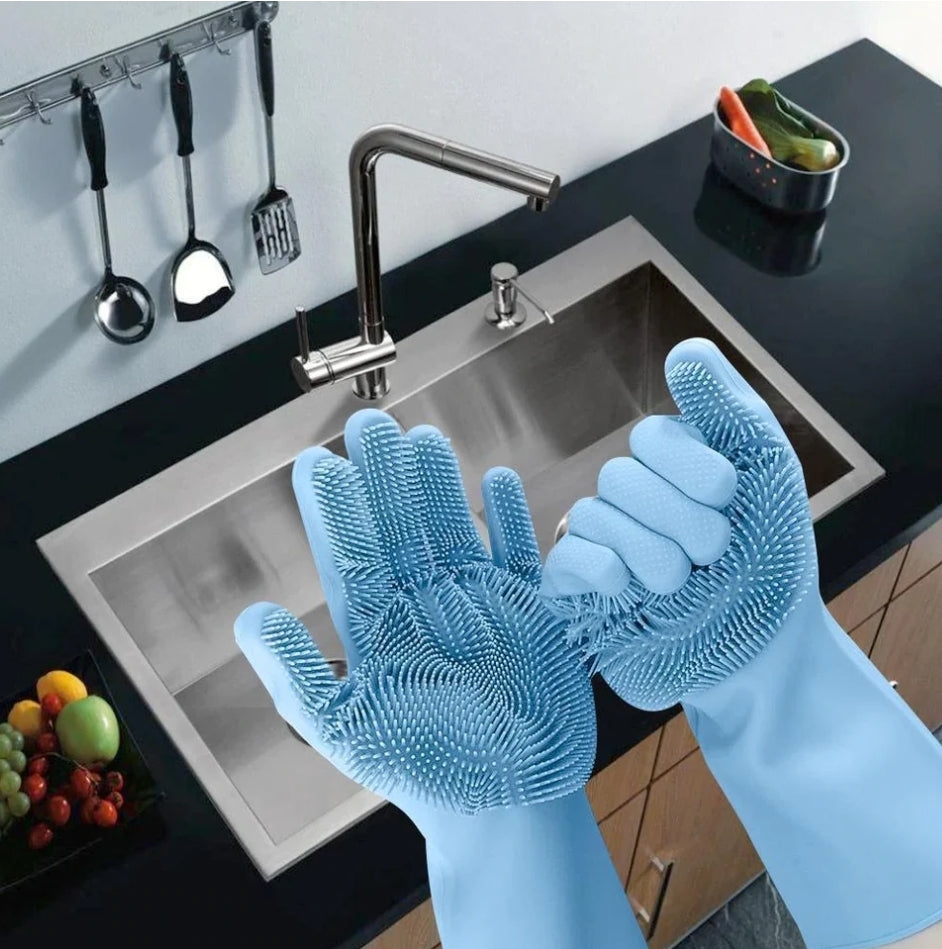 Silicon Dish washing gloves