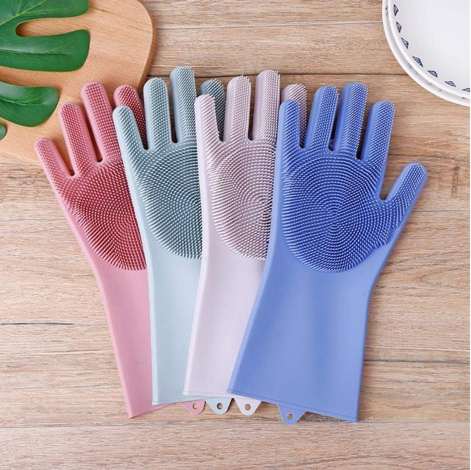 Silicon Dish washing gloves