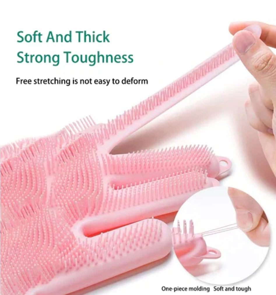 Silicon Dish washing gloves