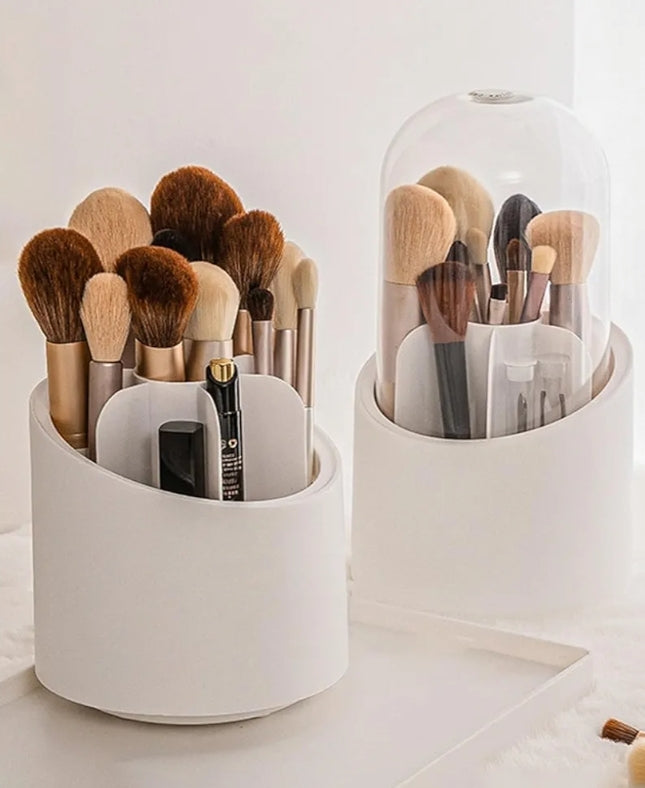 Acrylic makeup brush holder