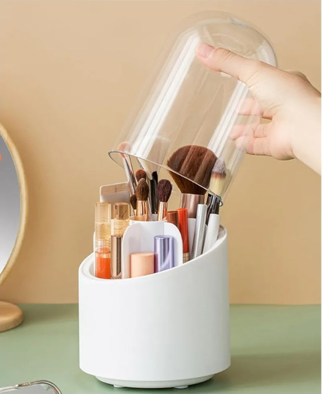 Acrylic makeup brush holder