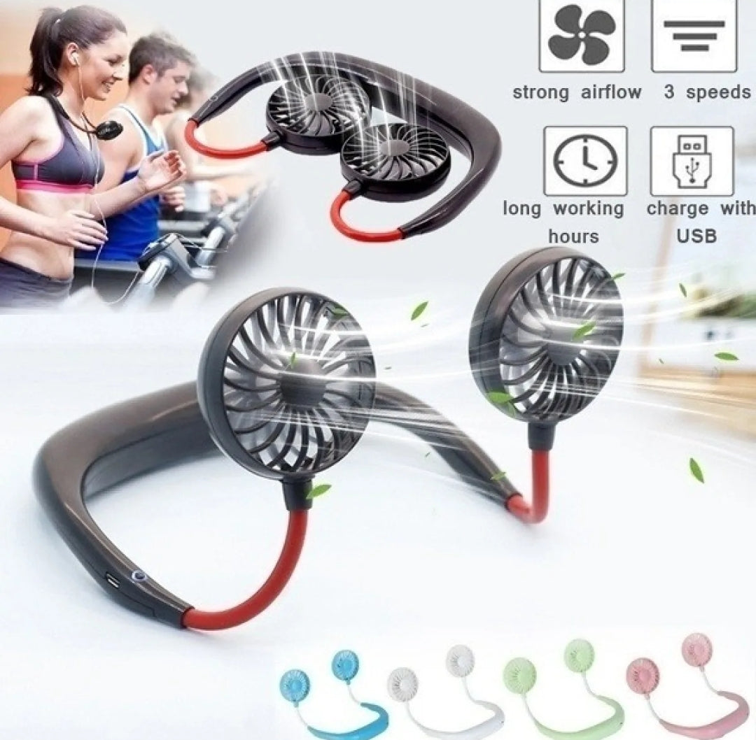 Neck Portable Light Fan