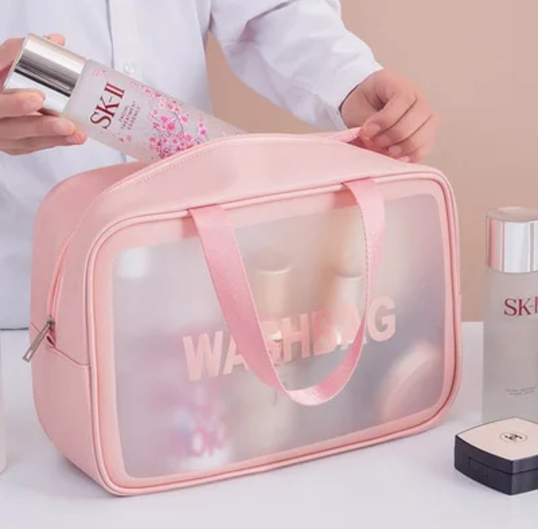 Double Layer Waterproof Travel Cosmetic Washbag Organizer