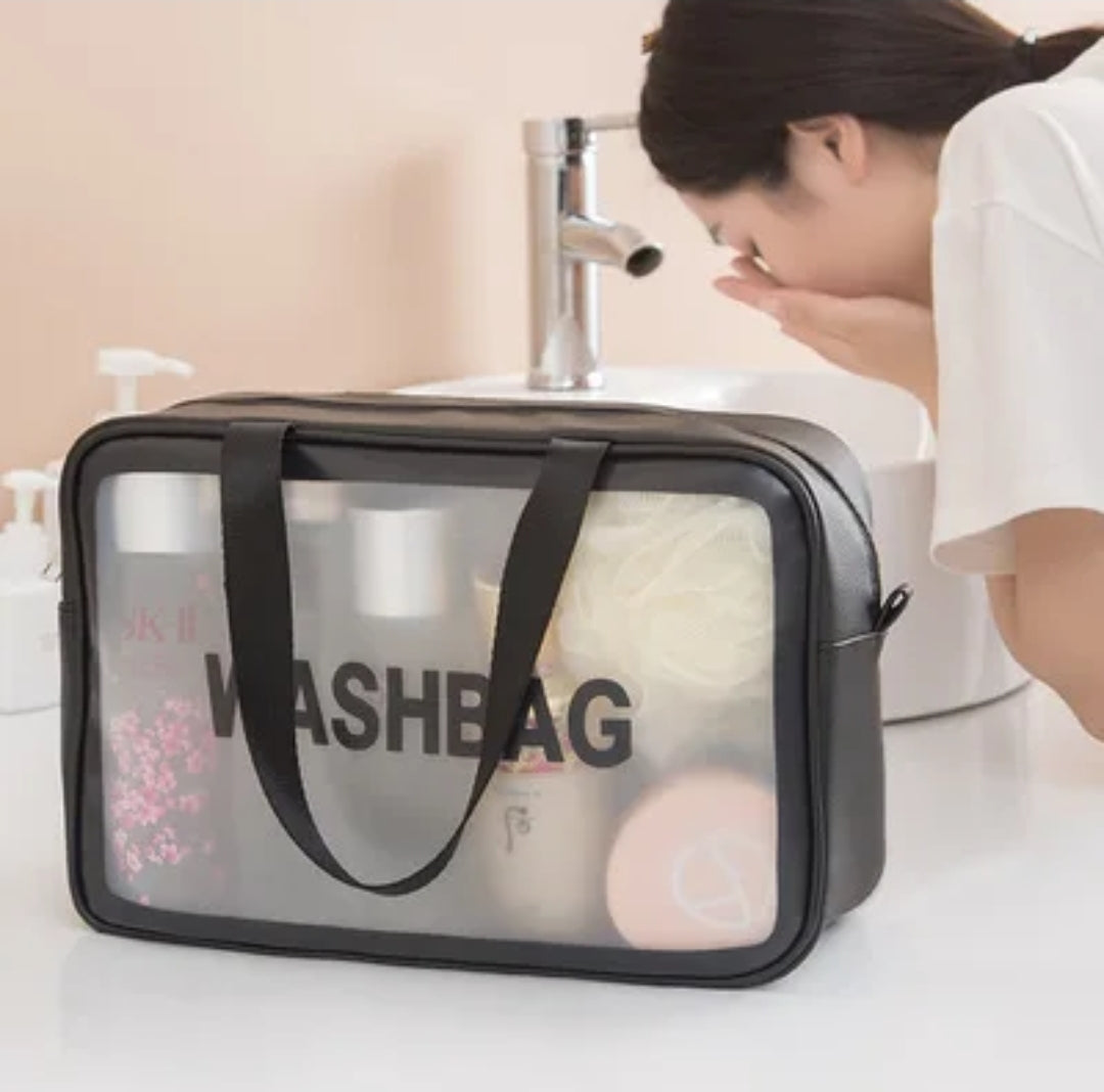 Double Layer Waterproof Travel Cosmetic Washbag Organizer