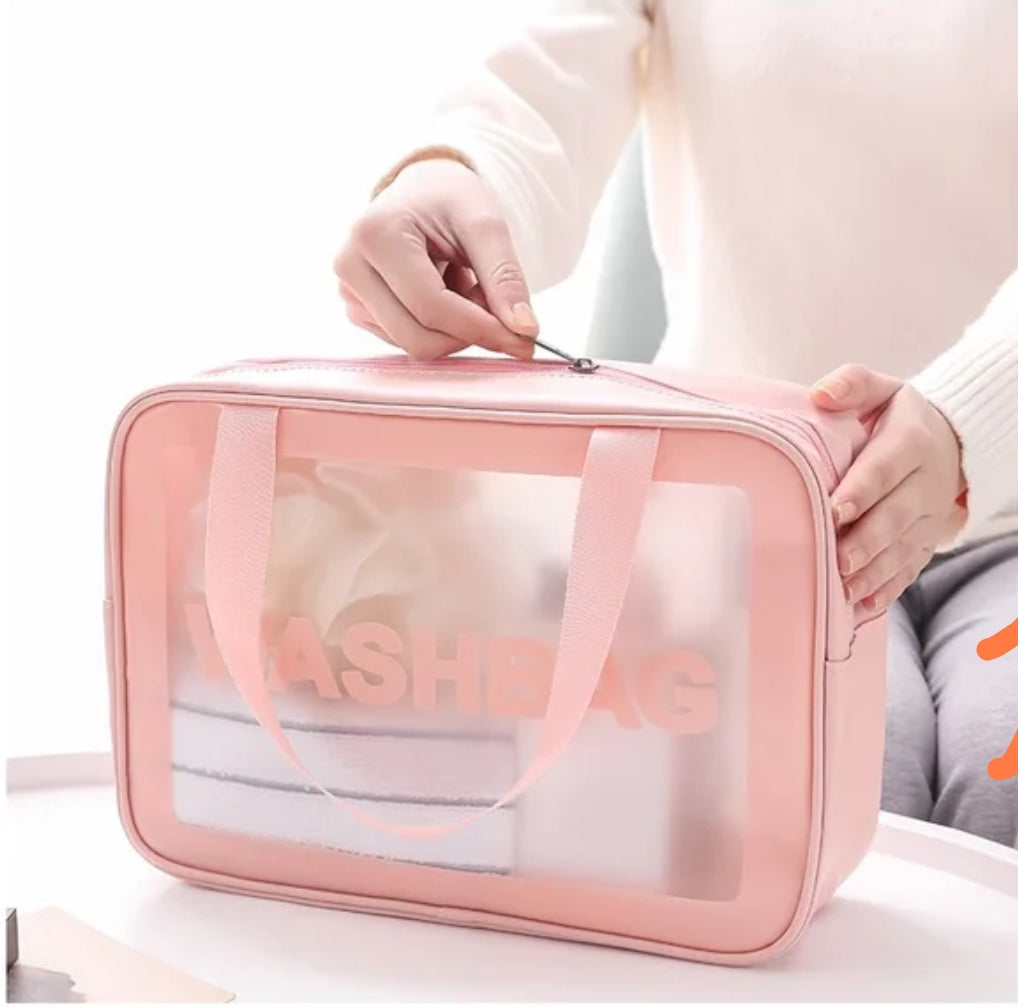 Double Layer Waterproof Travel Cosmetic Washbag Organizer