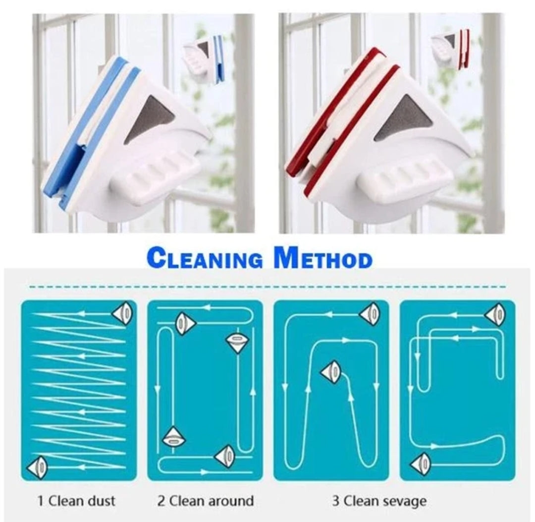 Double Faced Glass Cleaner Magnetic