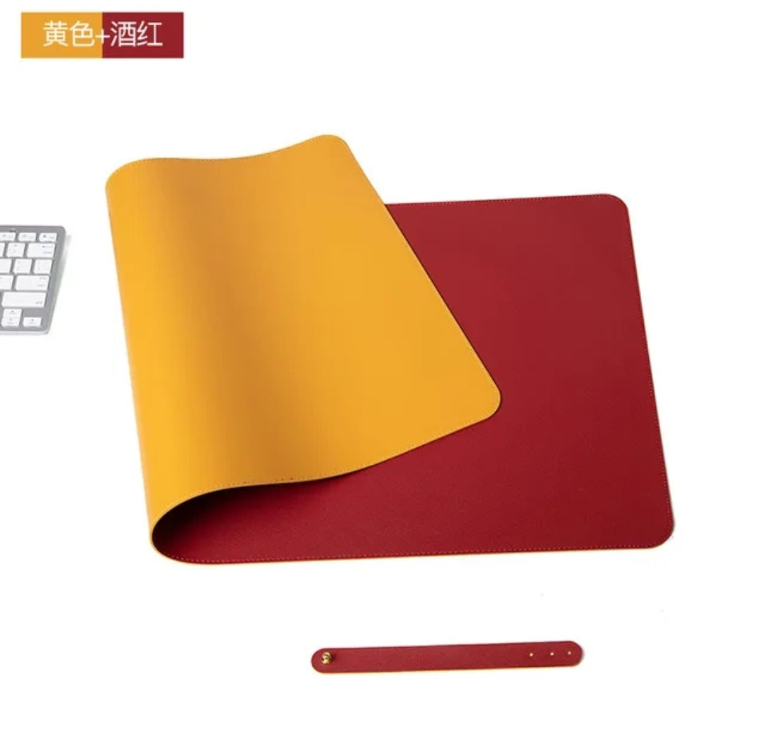 Loptop mat trewel portable leather mat