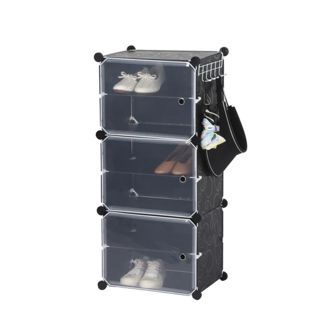 Attachable Cube Cabinets & Shoe Rack