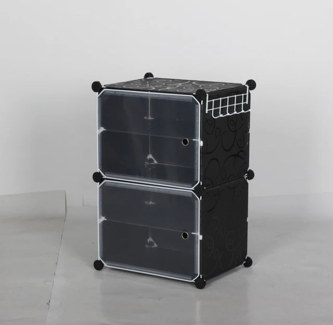 Attachable Cube Cabinets & Shoe Rack