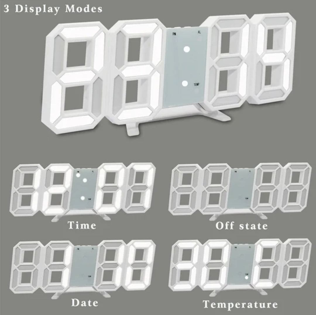 3D Led Digital Clock