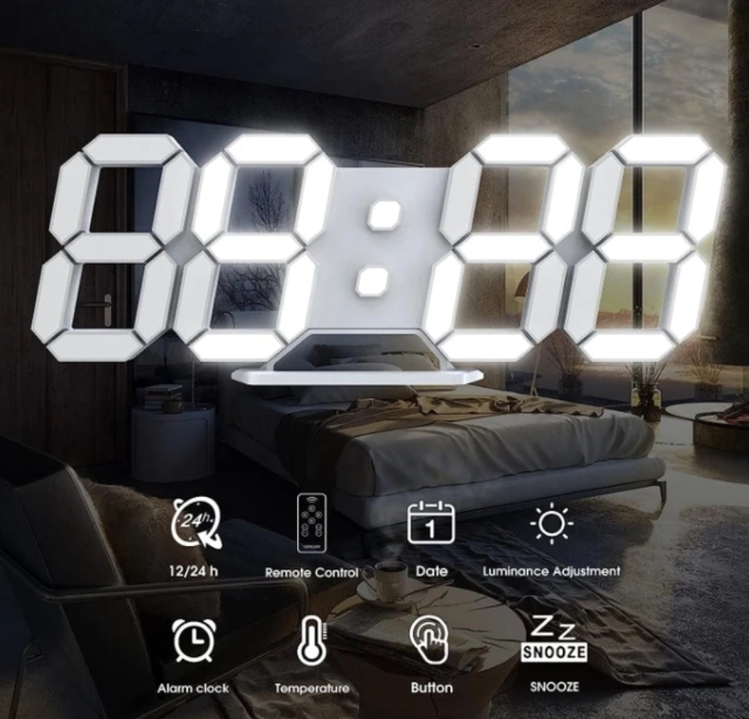 3D Led Digital Clock