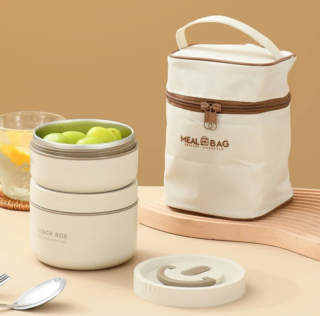 Protable Lunch Box With Insulated Bag