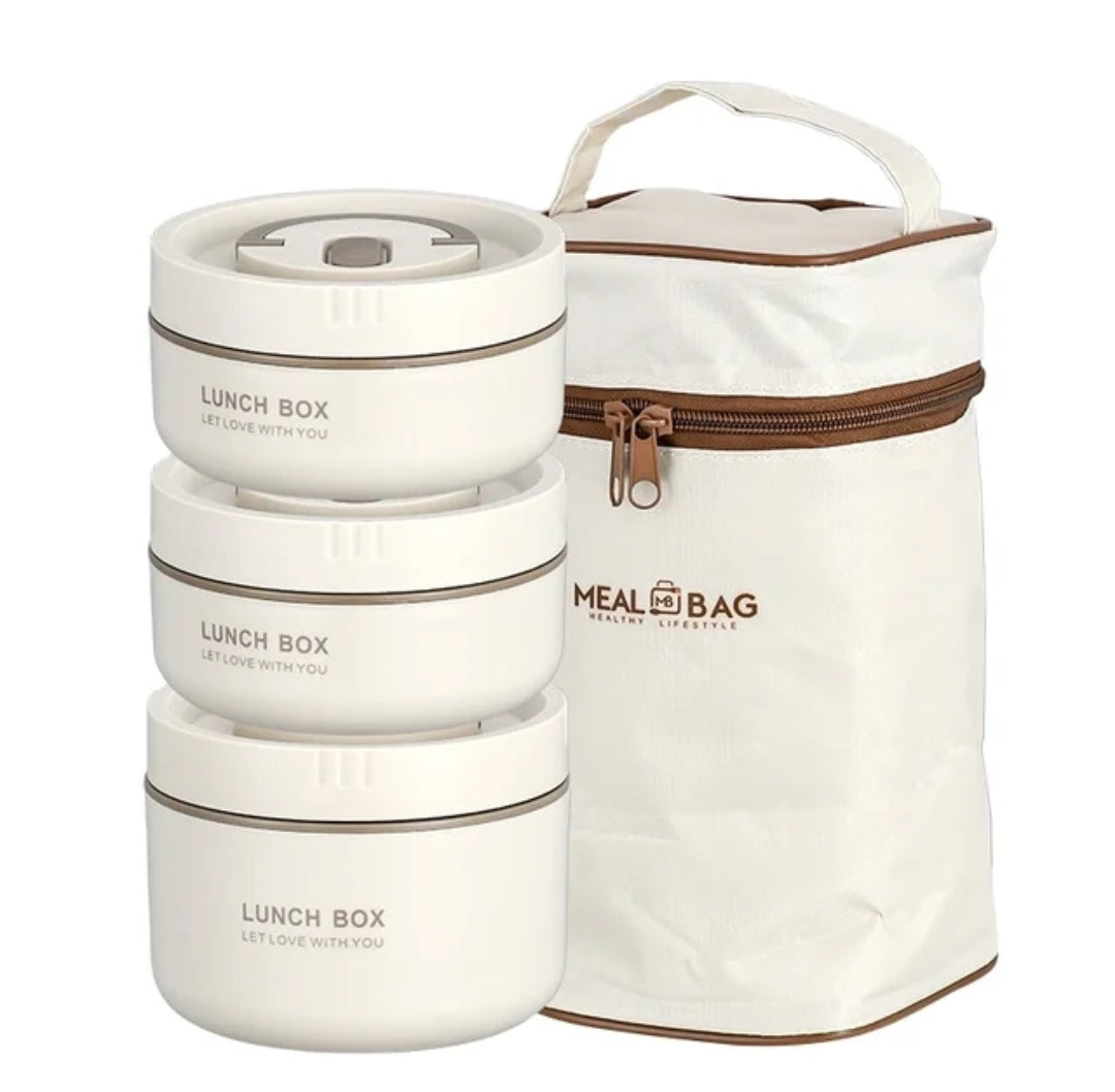 Protable Lunch Box With Insulated Bag