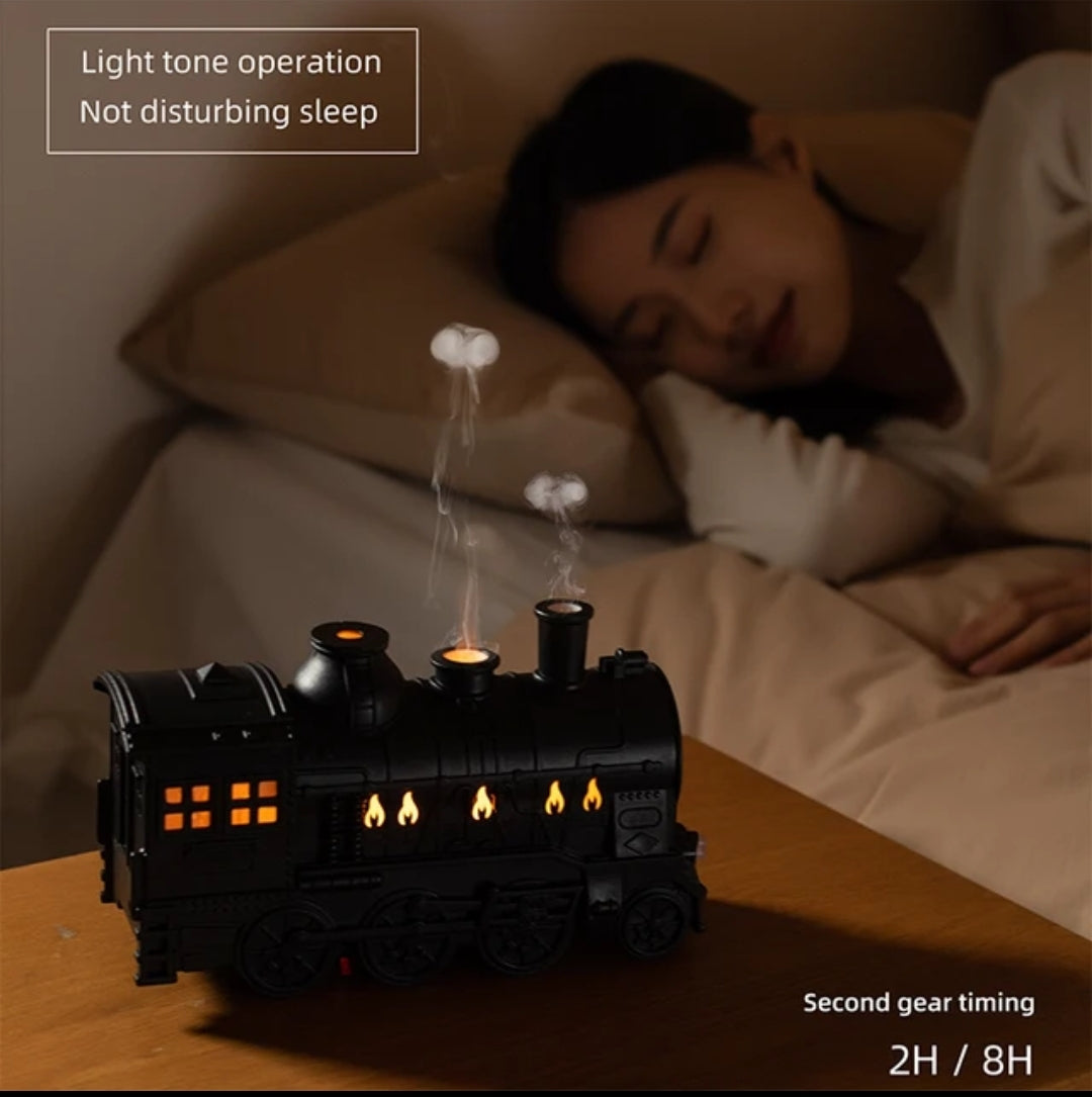 Retro Train Air Humidifier With Light