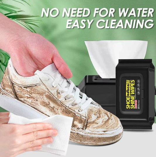 Dirty Shoes Cleaning Wipes - 2 Minutes Solution - 80 Pcs Pack