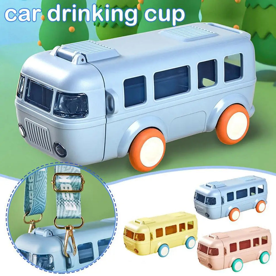 Bus Shape Water Sipper For Kids