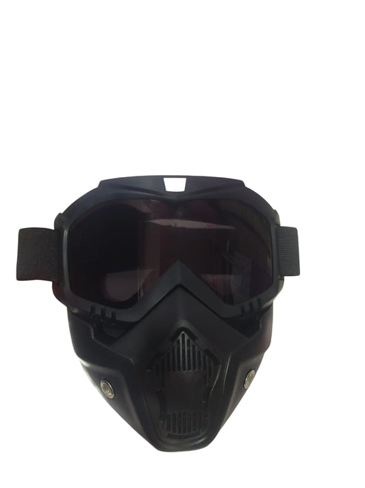 Face Mask for Bikers in Riding UV Protected Full Face Mask Balaclava for Men Black Mask for Bike Riding & Cycling, Full Face Helmet Mask for Men Goggle Glass