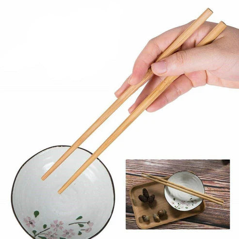 eusable Bamboo Chopsticks Sushi Chinese Oriental Food Chop Sticks