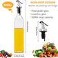 Oil Dispenser Bottle – 500ml Glass Cooking Oil and Vinegar Cruet No Drip with Stainless Steel Funnel