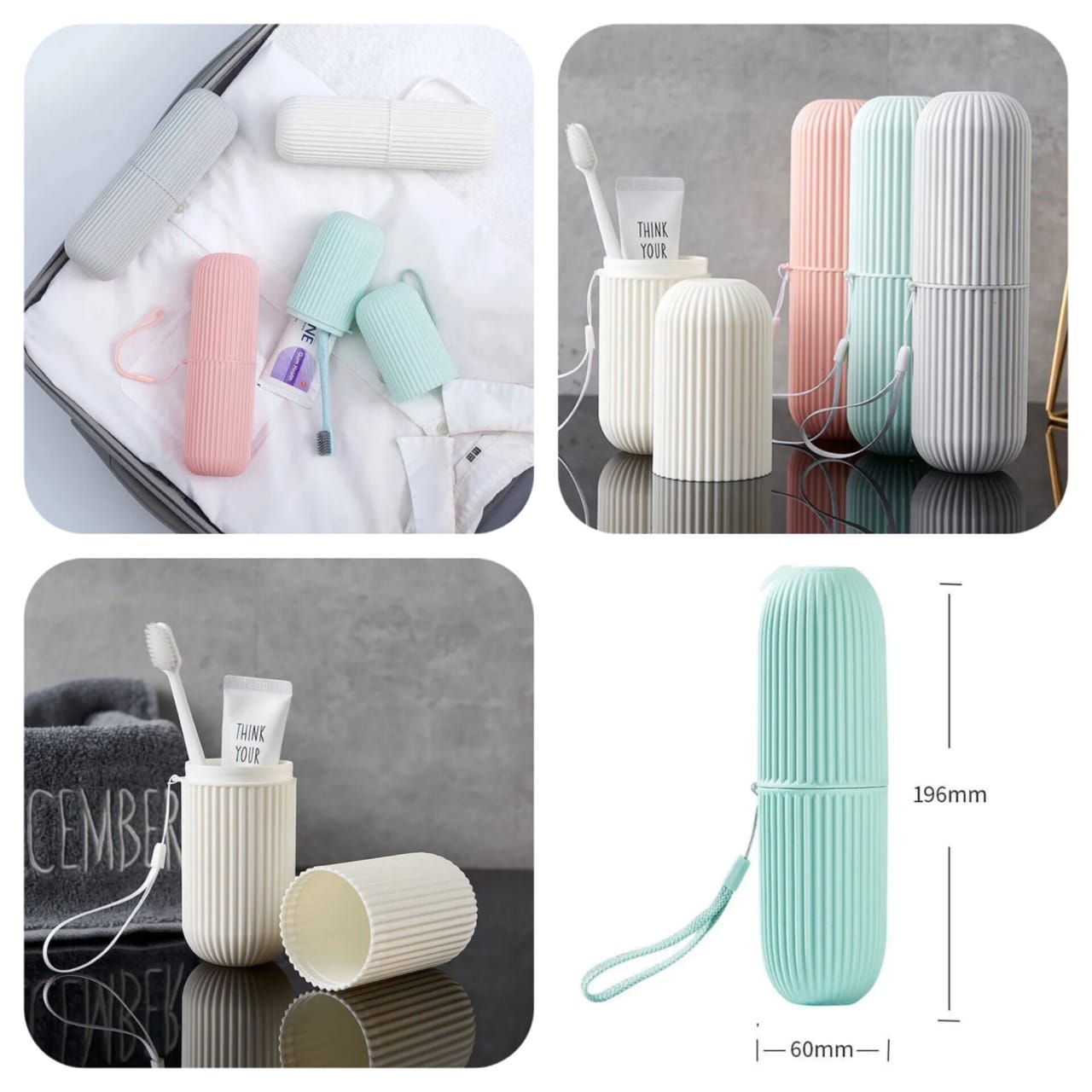 Travel Toothpaste Case Organizer