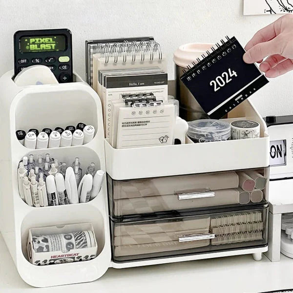 Multi-Purpose Storage Organizer With Drawers