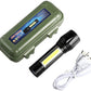 Power Style Zoomable LED Torch Flashlight Waterproof – 4 in 1 adjustable Light