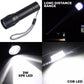 Power Style Zoomable LED Torch Flashlight Waterproof – 4 in 1 adjustable Light