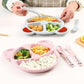 5 Pcs Bear Plate Set With Spoon