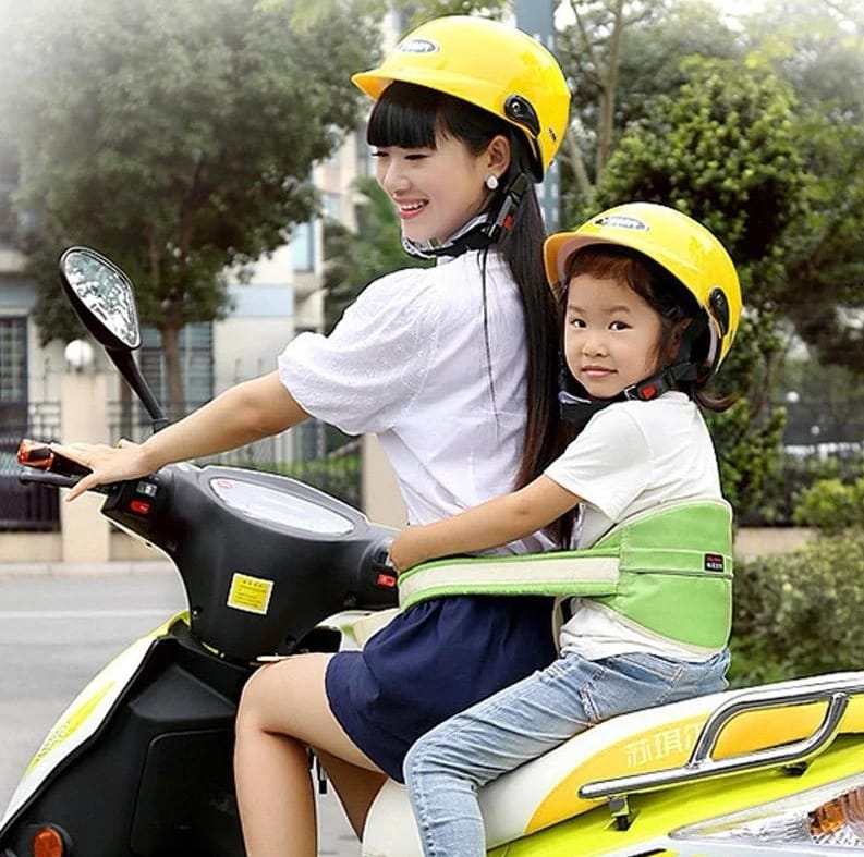 Safety Motorcycle Children's Tandem Belt Harness Comfortable Motorcycle Safety Belt