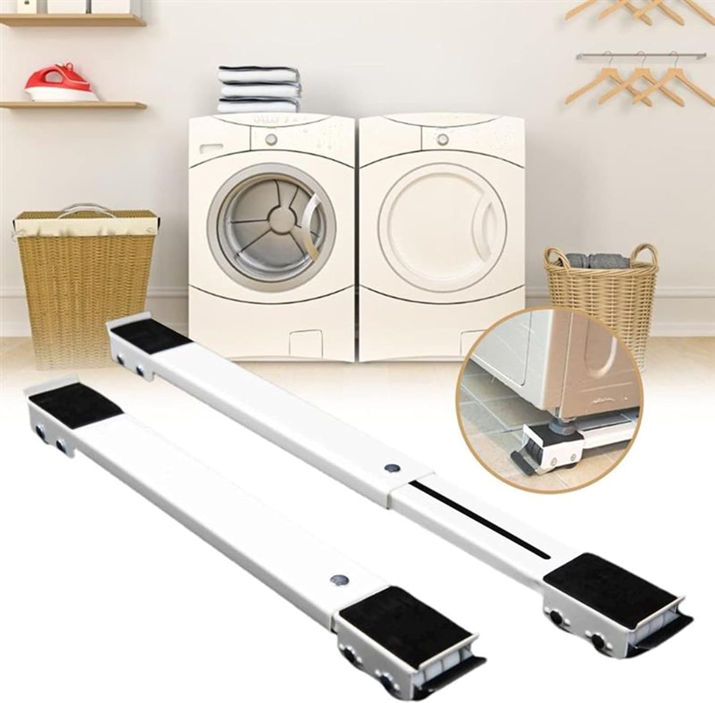 Portable Stand for Washing Machine, Refrigerator, and Cupboard etc.