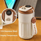 450ml Thermos Bottle Smart Temperature Display Stainless Steel Vacuum Cup Office Coffee Cup Business Portable Thermal Mug