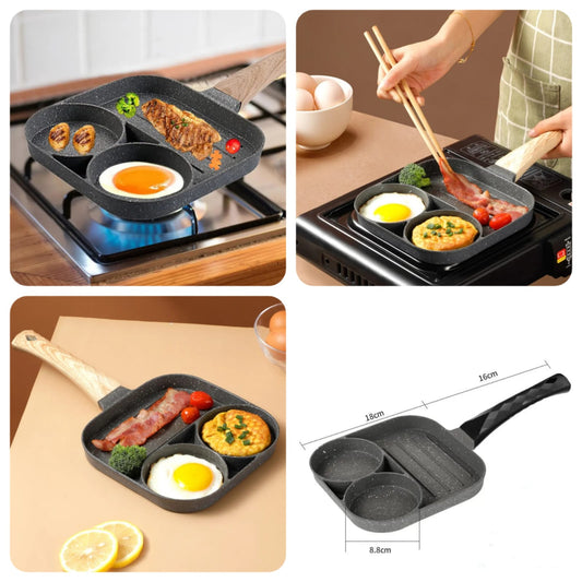 3 Mould Frying Pan