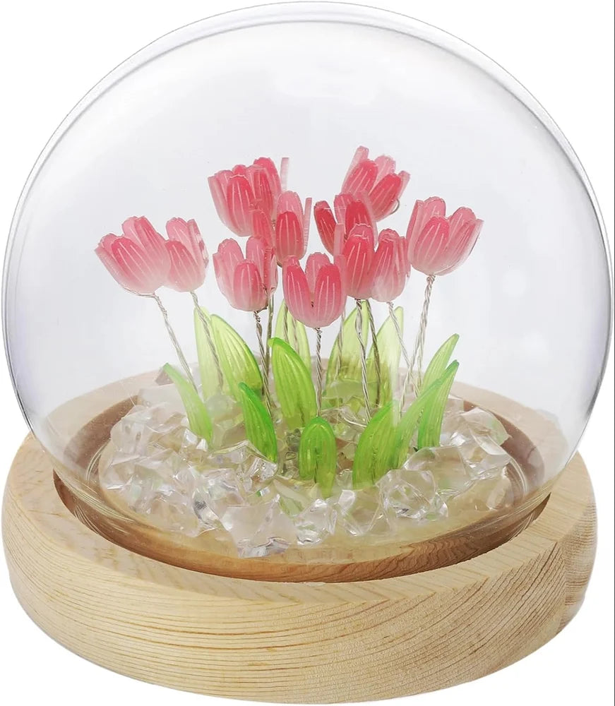 Artificial Flower Tulip Night Lamp, Acrylic