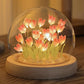 Artificial Flower Tulip Night Lamp, Acrylic