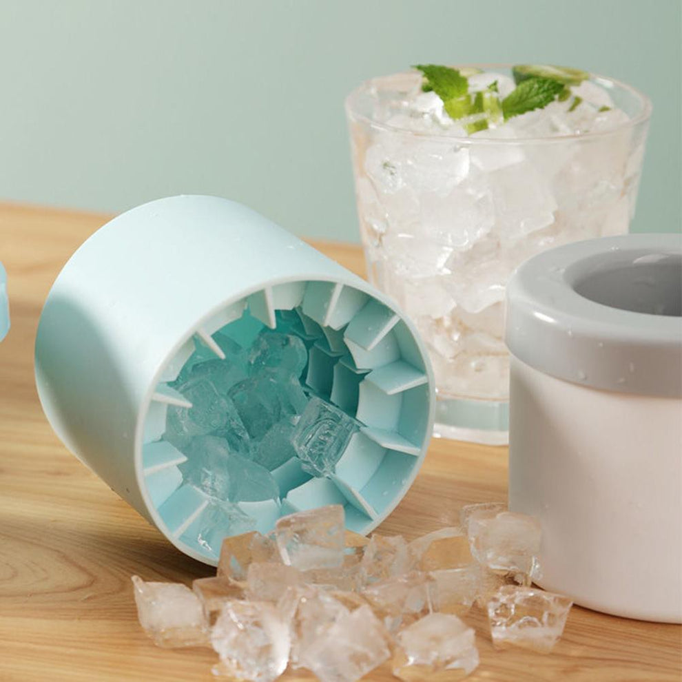 2 in 1 silicone ice bucket