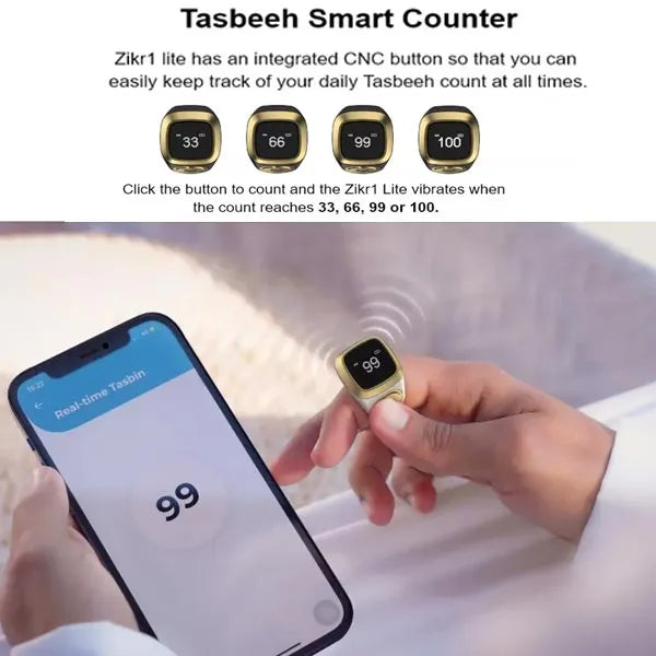 Smart Tasbih Zikr Ring Counter With APP Control