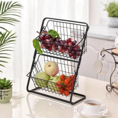 2 Layer Cradle Organizer iron Material