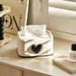 1pc INS Heart-shaped Tissue Box Living Room And Bedroom Decoration Creative Desktop Tissue Storage Box Spring Drawstring Box