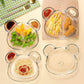 Bear Snack Plate With Two Sides Sauce option