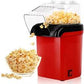 Popcorn Maker, Electric Mini Popcorn Machine Oil-Free, Small Fast Popper with Measuring Cup and Removable Cover