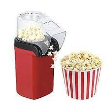 Popcorn Maker, Electric Mini Popcorn Machine Oil-Free, Small Fast Popper with Measuring Cup and Removable Cover