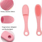 Silicone Nose Cleaning Brush Soft Bristle Facial Cleansing Brush With Finger Glove For Blackhead Removal