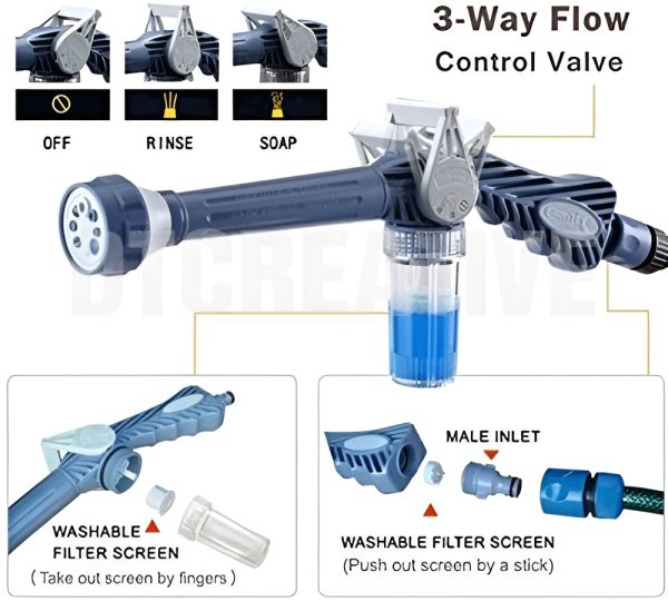 Nozzle Water Cleaning Soap