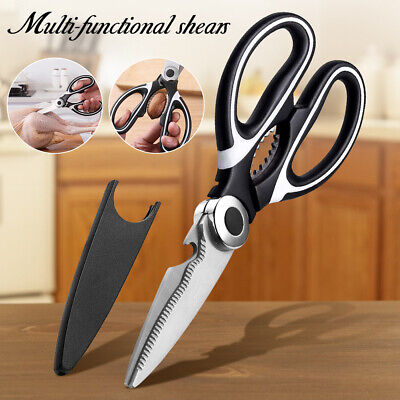 Stainless Steel Kitchen Shears Heavy Duty Scissors for Meat Fish Chicken Bone US